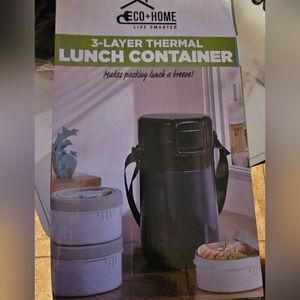 Eco-Home 3-Layer Thermal Lunch Container